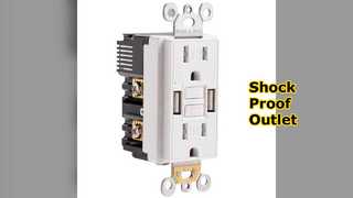 Bezpieczne gniazdko GFCI A USB chroni Cię
